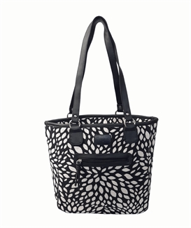 Leaf tapestry print shopper bag