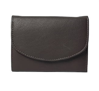 small leather flap over purse