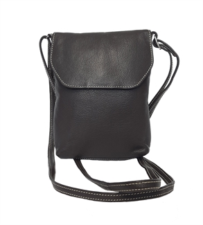 leather small flap over across body bag