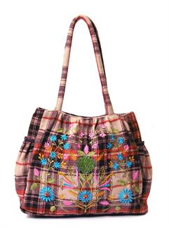 Tartan fabric Check It Out Bag